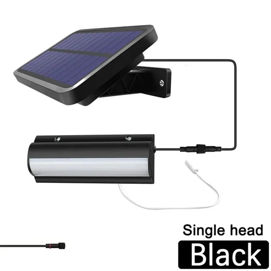 Lumières solaires lumière solaire intérieure extérieure de hangar avec interrupteur à fil de traction suspension solaire pour Patio porche grange maison de ferme avec ligne