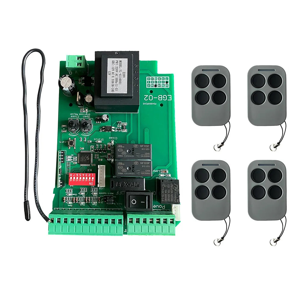 Ouvre-porte coulissante AC220V /AC230V, Circuit imprimé universel sensible, moteur de porte coulissante, carte de commande électronique principale