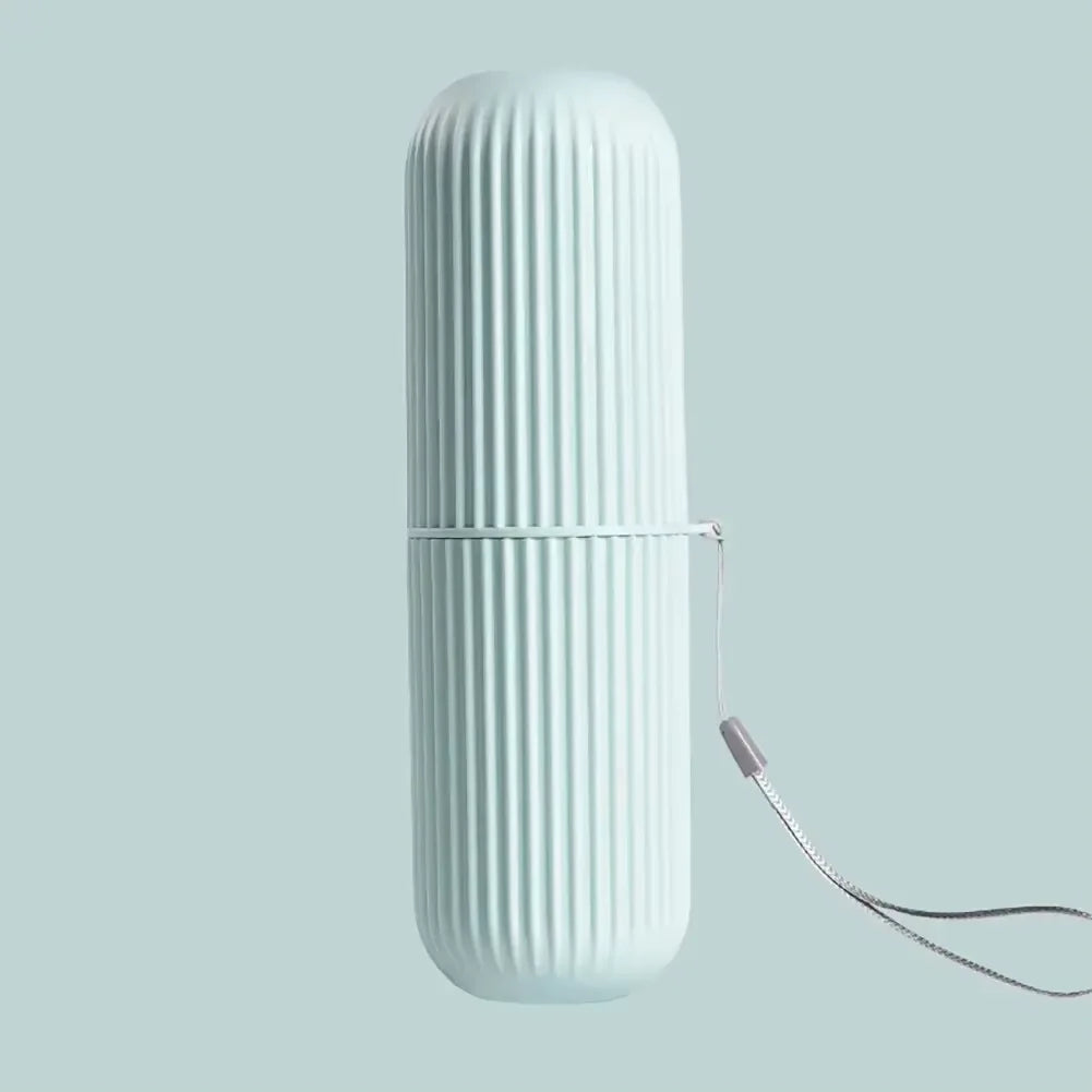 Porte-brosse à dents Portable avec rangement de dentifrice, organisateur de tasses de salle de bain de voyage pour articles de toilette en déplacement