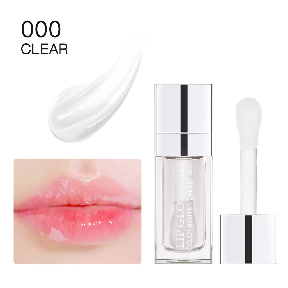 Baume à Lèvres Hydratant Huile à Lèvres Originale Gloss Soin des Lèvres Bienfait pour Lèvres Repulpantes Exfoliant Rose Huile Brillant Repulpante