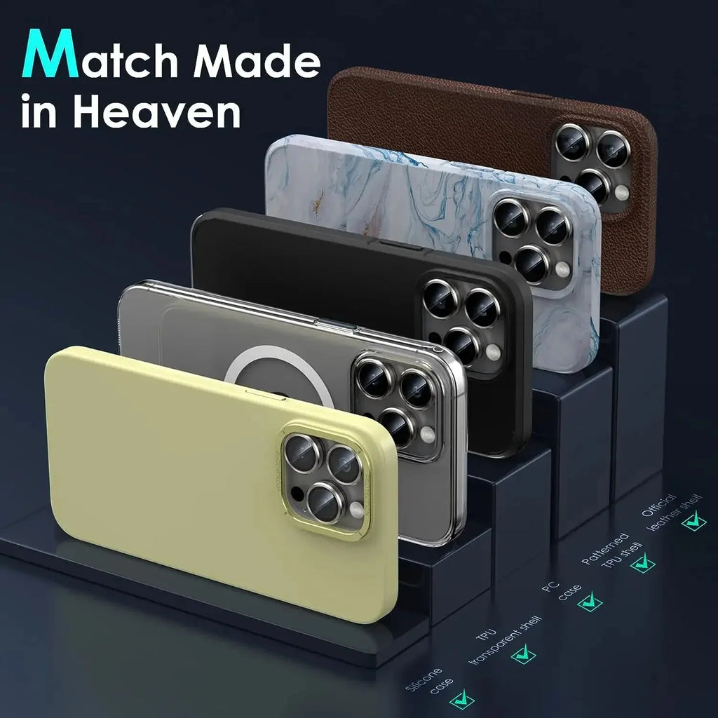 3-2pcs Metal Ring Camera Lens Protector for iPhone 12/13/14/15 pro Max 13 Mini 15 pro Max - Glass Lens Protection