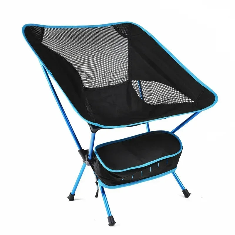 Chaises pliantes portables d'extérieur, idéales pour la plage, les barbecues, les voyages, la randonnée et les pique-niques. Faciles à transporter et pratiques