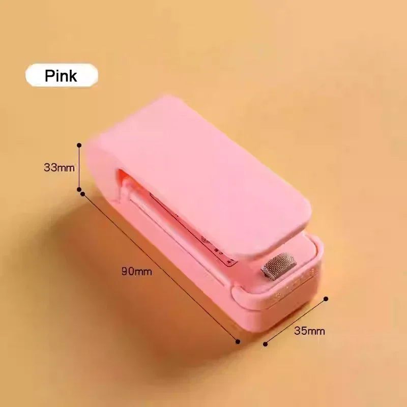 1PC Snack Sealer Mini Heat Bag Sealing Machine Package Sealer Portable Kitchen Thermal Plastic Food Bag Closure Accessories Tool