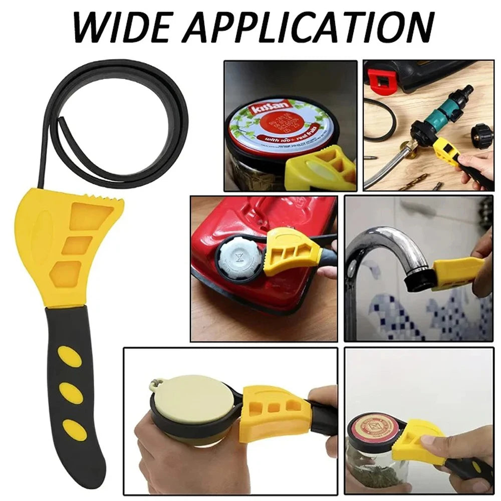 Clé à courroie de 6 pouces, extracteur de filtre à huile, clé à sangle, clé à chaîne, ouvre-sangle, outil de démontage réglable
