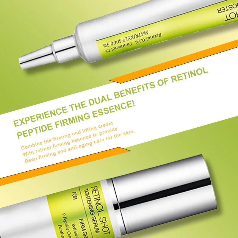 Sérum visage coréen au rétinol raffermissant, crème contour des yeux hydratante et anti-cernes, soin beauté pour la peau