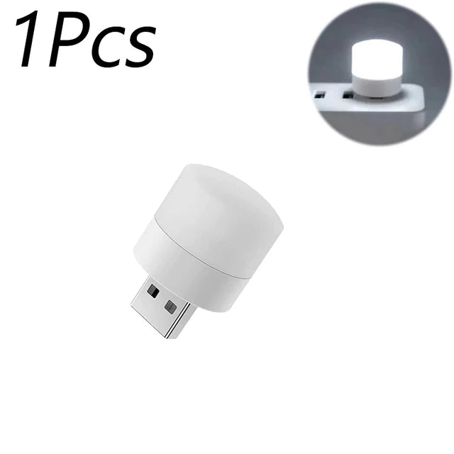 1/10Pcs Mini USB Veilleuse Blanc Chaud Protection Des Yeux Livre Lampe de Lecture Prise USB Ordinateur Mobile Alimentation LED Lampe De Nuit
