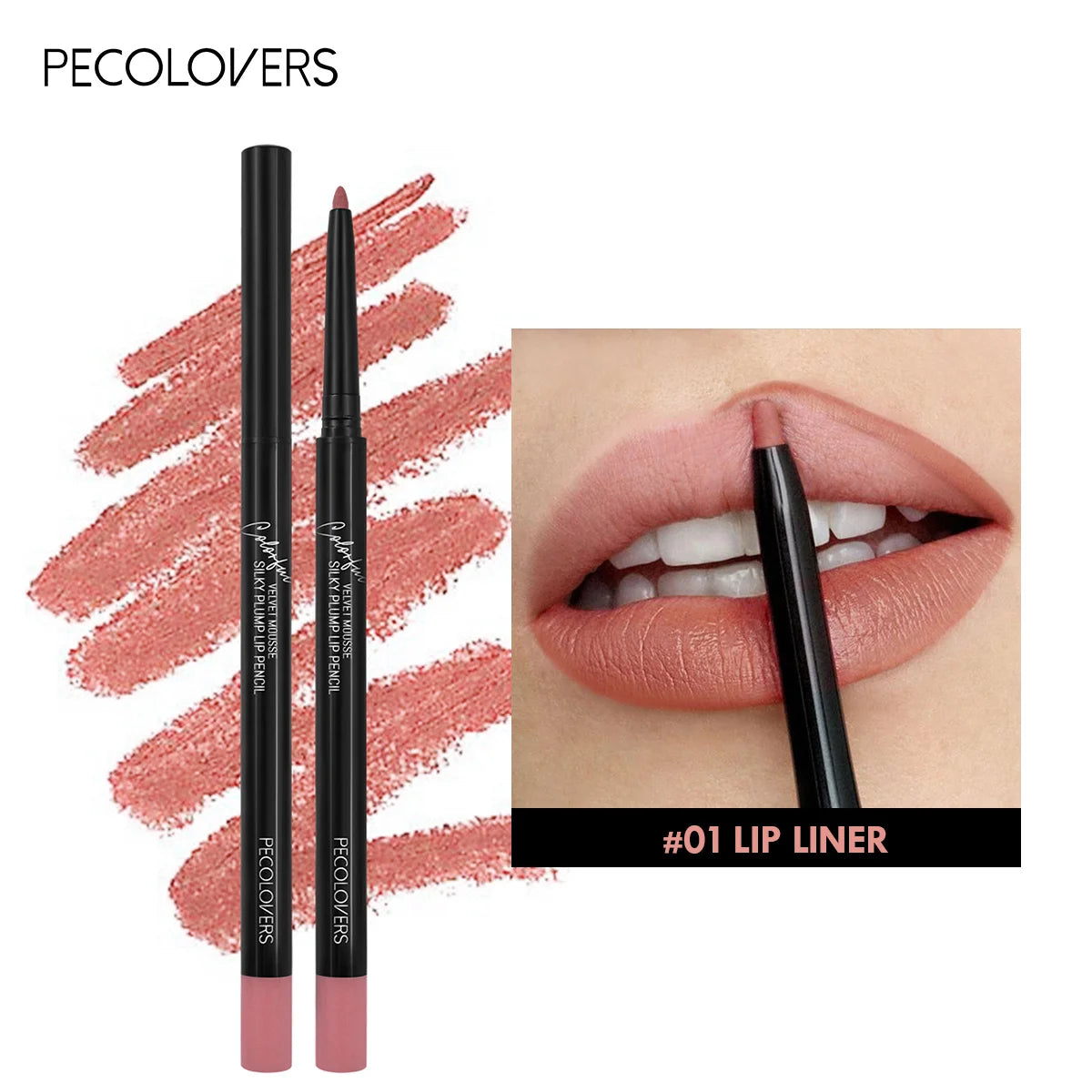 Crayon à lèvres mat waterproof, rouge contour des lèvres, longue tenue, sans transfert, hydratant, 12 couleurs