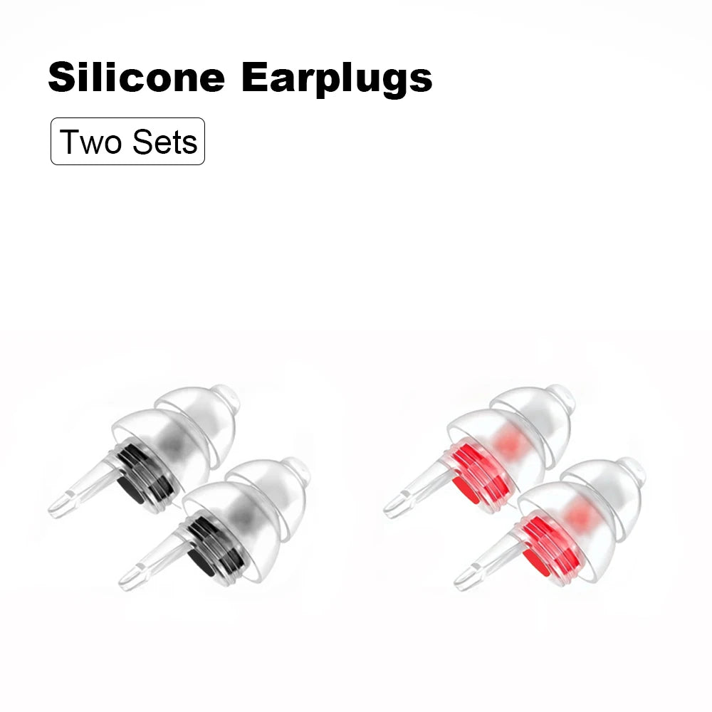 HUAK 2 ensembles de bouchons d'oreilles pour moto – Silicone haute fidélité réutilisables, étanche IPX8 pour la natation et les voyages