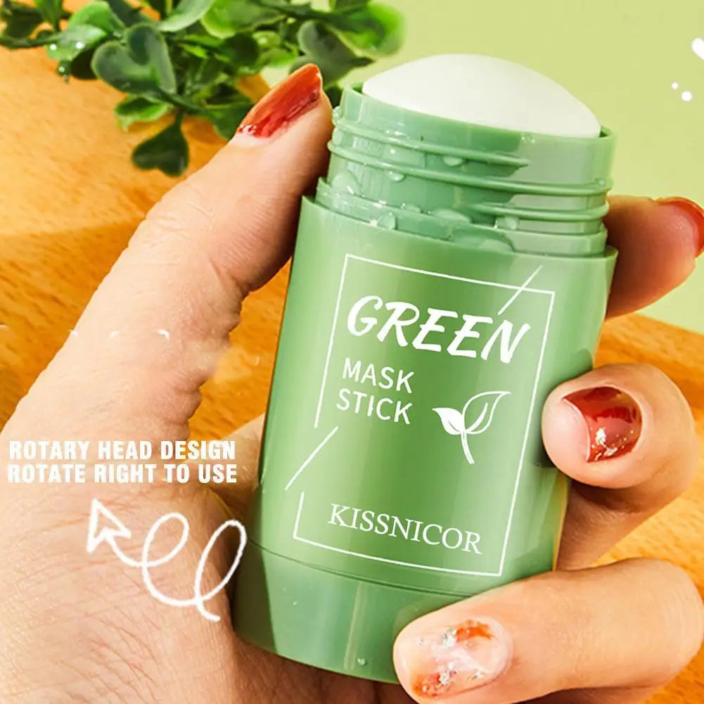 1PCS Face Clean Mask Green Tea Cleansing Stick Mask Smear Clean Fresh Skin Care Mask Moisturizing Deep Cleansing Mask Film