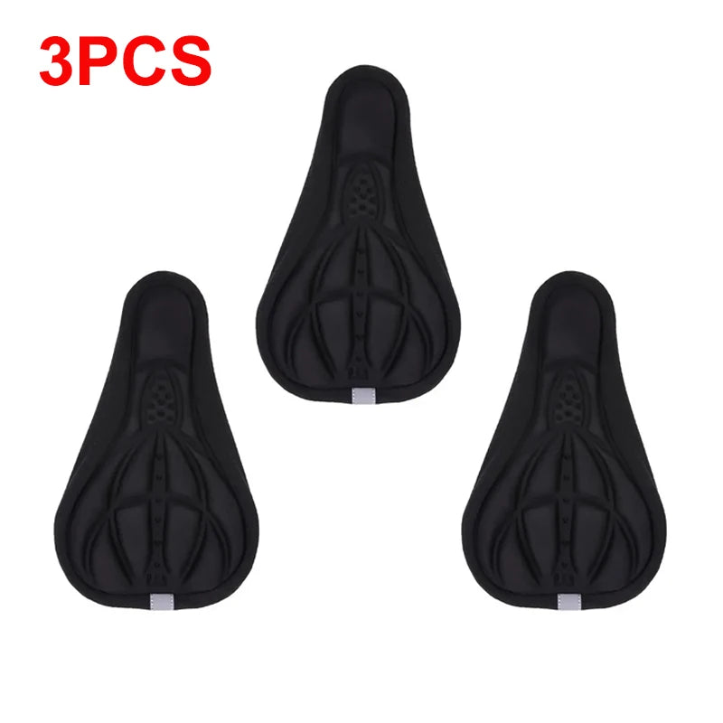 Selle de vélo 2025, housse de selle souple 3D pour VTT, coussin en mousse épaisse et respirante, accessoires de vélo