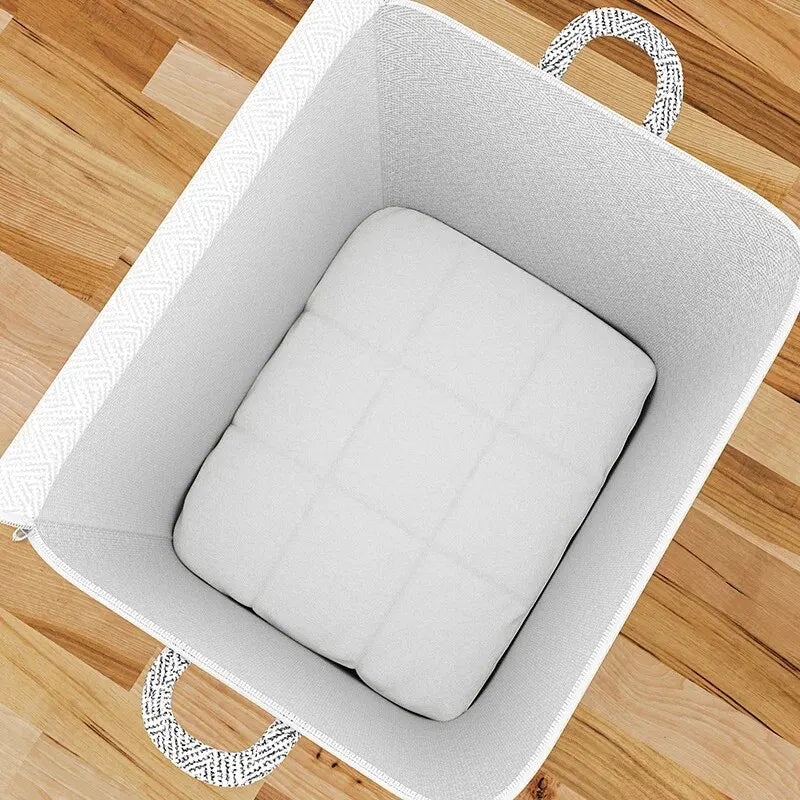 Sac de rangement domestique de grande capacité, 1 pièce, matériau Non tissé, organisateur de garde-robe, peut être utilisé pour les vêtements édredons, les jouets