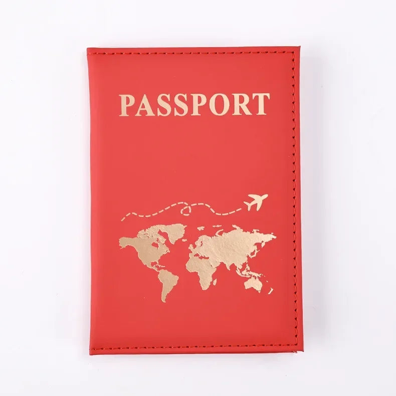 Mode Femmes Voyage Passeport Housse Étui ID Crédit Porte-Carte Accessoires De Voyage Carte Passeport Portefeuille Billet De Protection