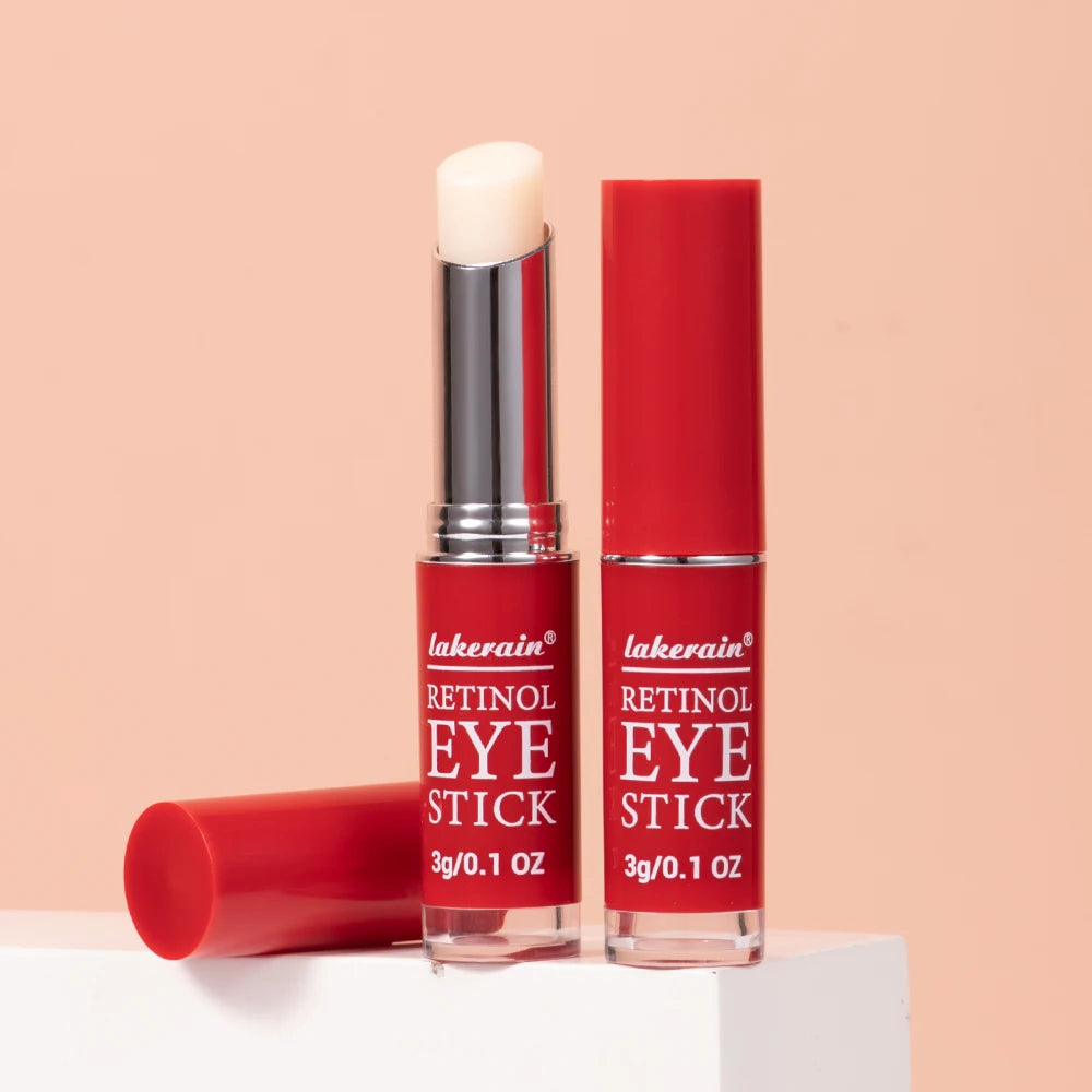Crème pour les yeux au rétinol éclaircissant les cercles sombres raffermissant la peau, sérum réparateur instantané pour les yeux en bâton pour femmes