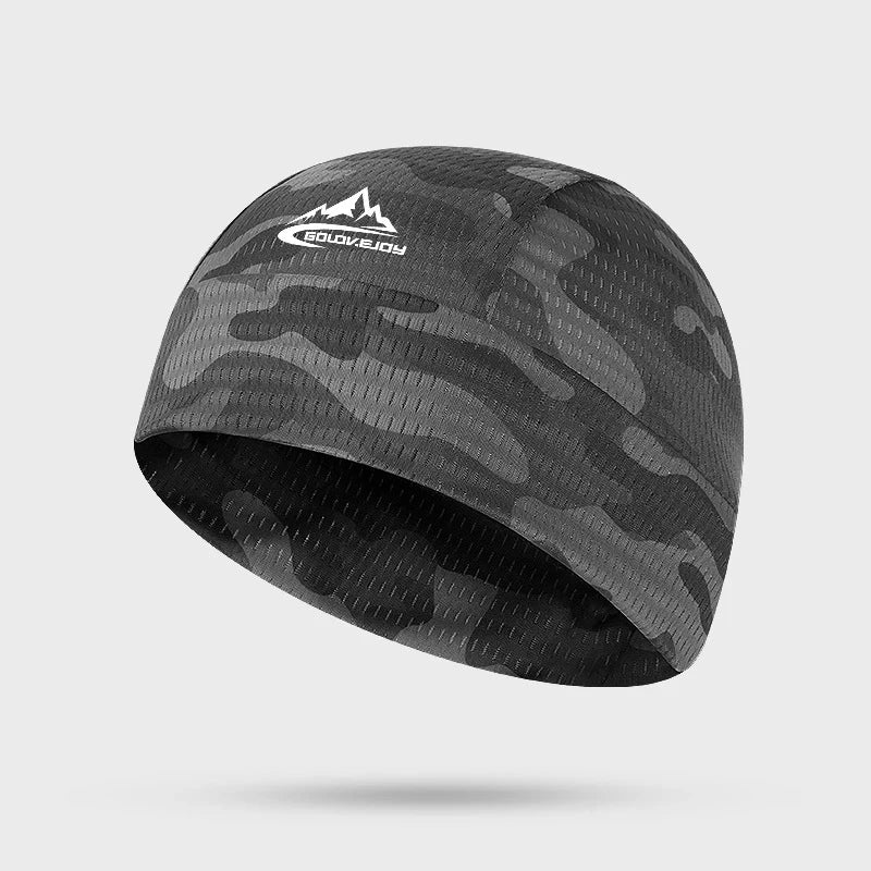 Bonnet rafraîchissant doublé de casque, respirant et évacuant la transpiration, idéal pour le cyclisme, la course à pied et la randonnée. Confortable et à séchage rapide