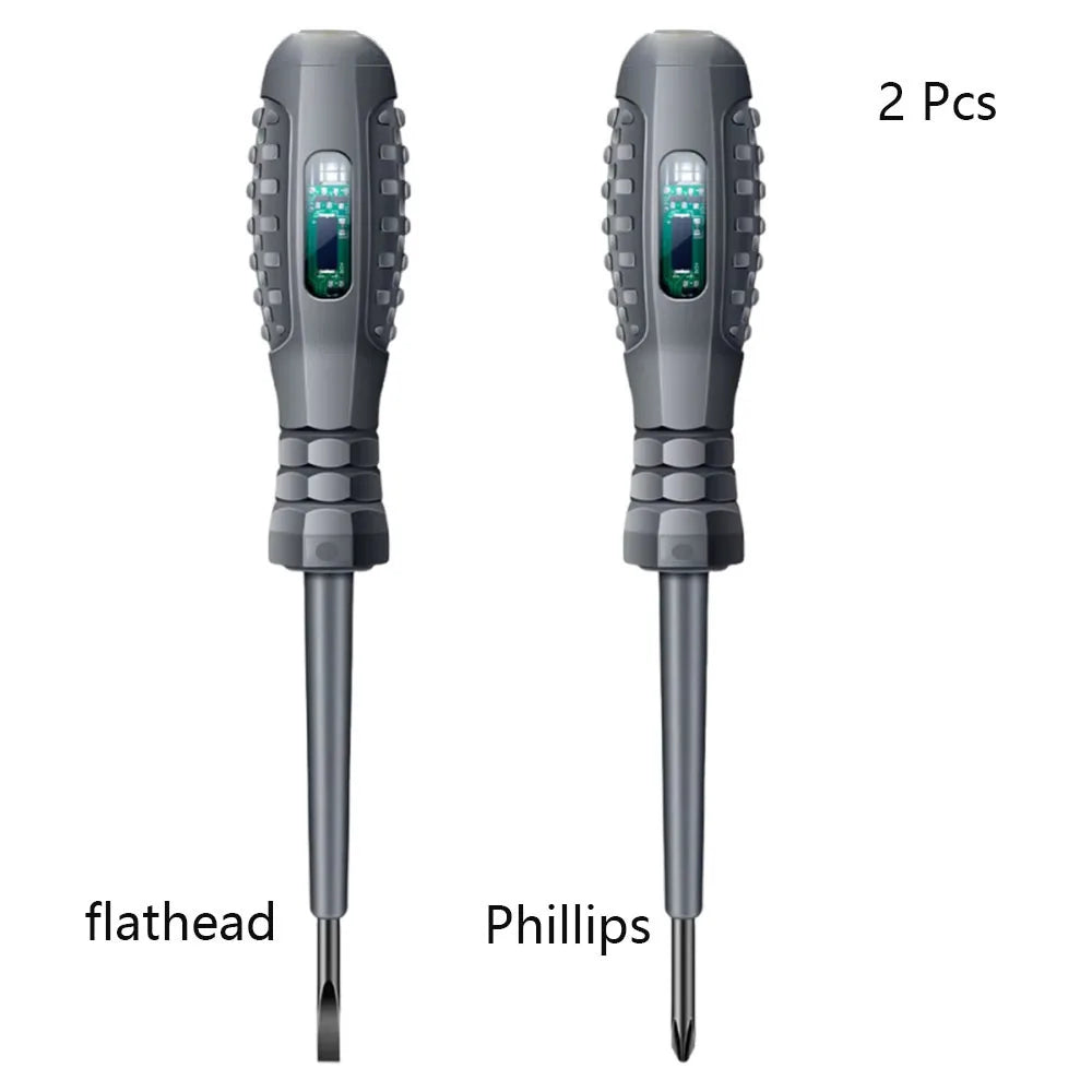 Tournevis de Test d'électricien multifonctionnel, stylo de Test d'induction AC sans contact, testeur de tension 70-600V, lumières d'induction rouges et vertes