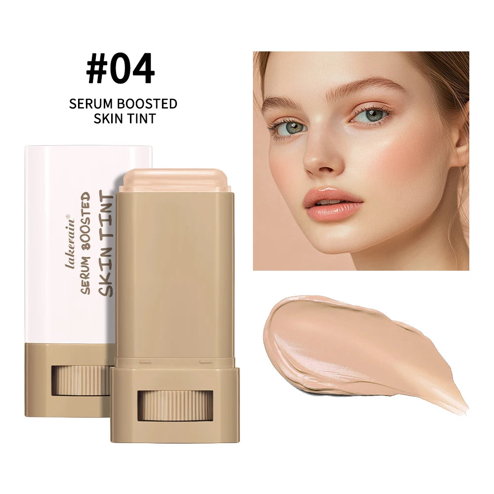 Bâton de teinte pour la peau, sérum teinté solide, imperméable, nourrissant, fond de teint, baume pour le visage, maquillage