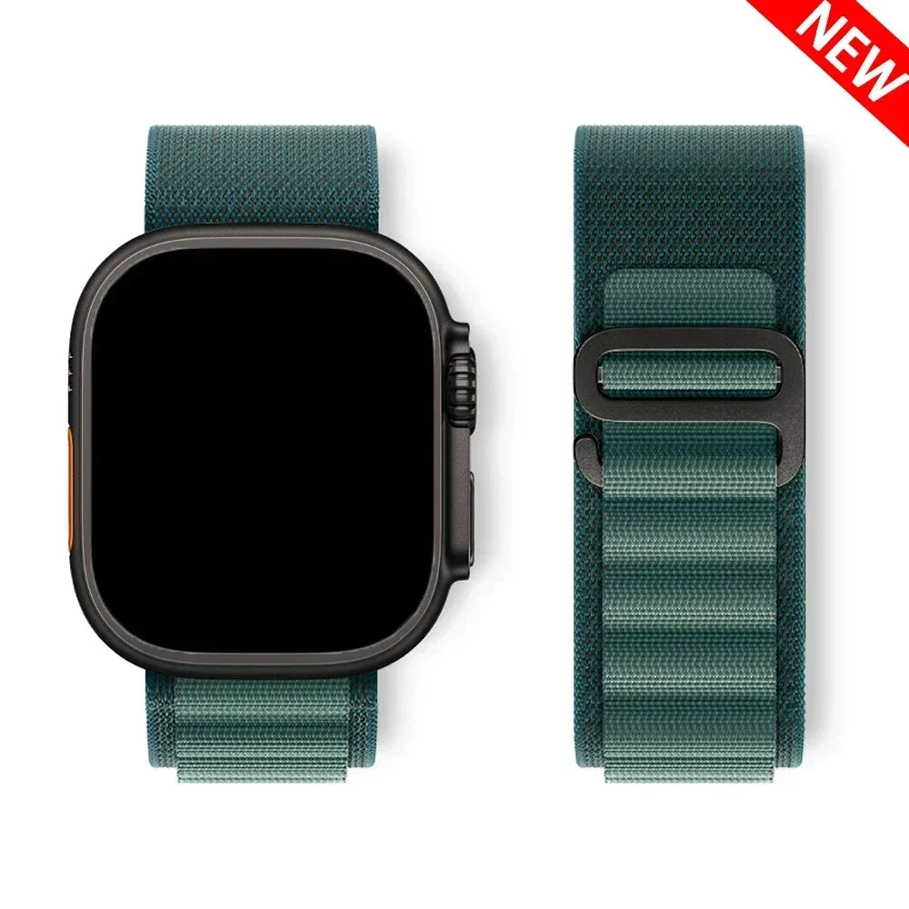 Boucle alpine pour bracelet de montre Apple ultra 2 49mm série 10 9 8 7 6 SE 5 4 46mm 42mm 40-44mm 45mm 41mm bracelet de sport g-crochet iwatch 10