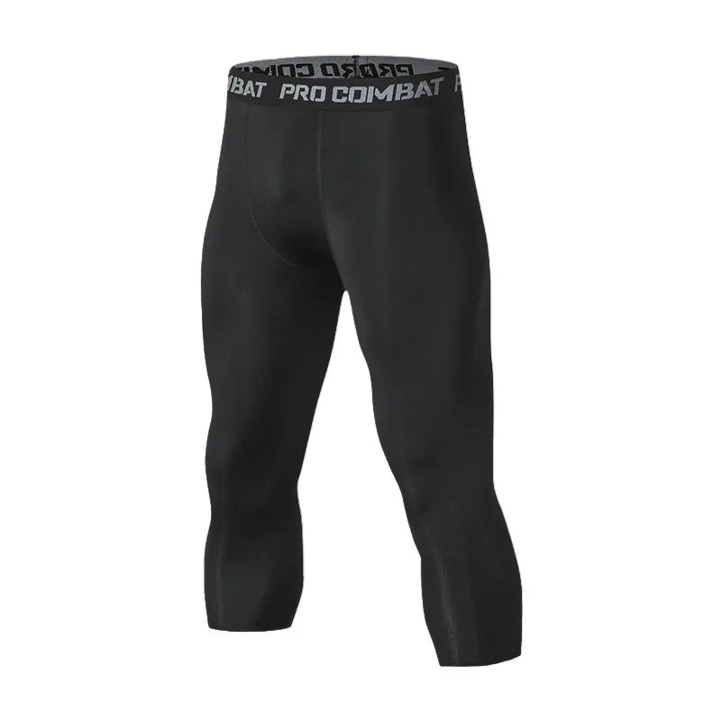 Pantalons de Compression pour hommes, collants, Leggings secs et frais, couche de base de sport, collants de course, Shorts actifs d'entraînement athlétique