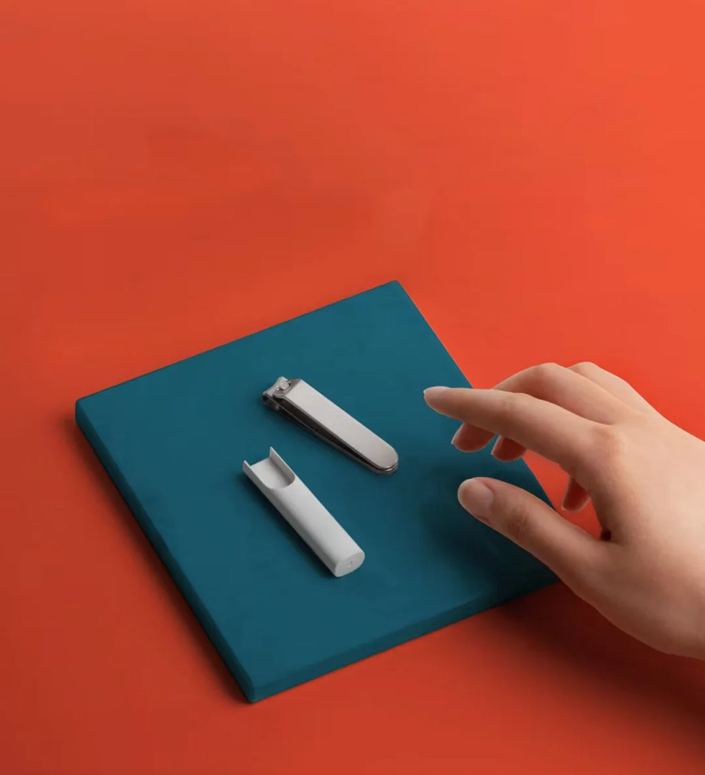 Xiaomi Mijia – coupe-ongles en acier inoxydable, avec couvercle anti-éclaboussures, soins de pédicure, lime professionnelle, nouveau