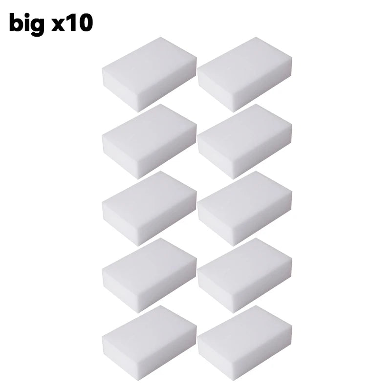 Lot de 5 ou 50 éponges magiques en mélamine, nettoyantes et ultra-absorbantes, pour la cuisine et la salle de bain, outils de nettoyage et produits ménagers