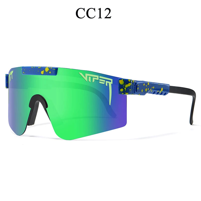 Sport de plein air adulte Pit Viper lunettes de soleil hommes mâle femme conduite lunettes UV400 Cycle lunettes de soleil femmes mode Baseball nuances