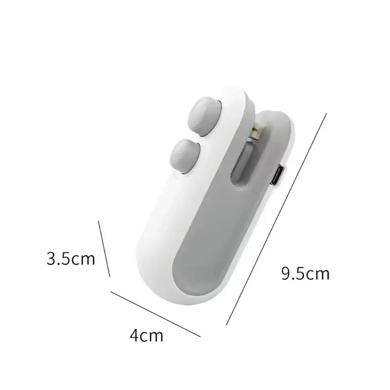 Mini Machine à sceller les aliments 2 en 1, rechargeable par USB, sac de rangement, emballage en plastique, scelleuse à Clip, thermo scelleuse à main