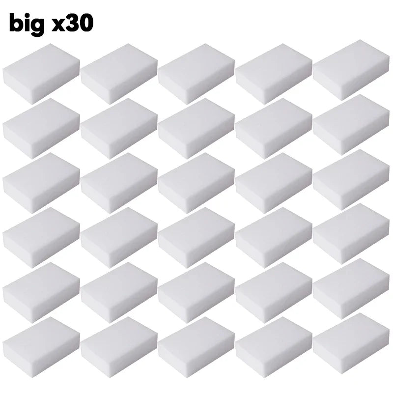 Lot de 5 ou 50 éponges magiques en mélamine, nettoyantes et ultra-absorbantes, pour la cuisine et la salle de bain, outils de nettoyage et produits ménagers