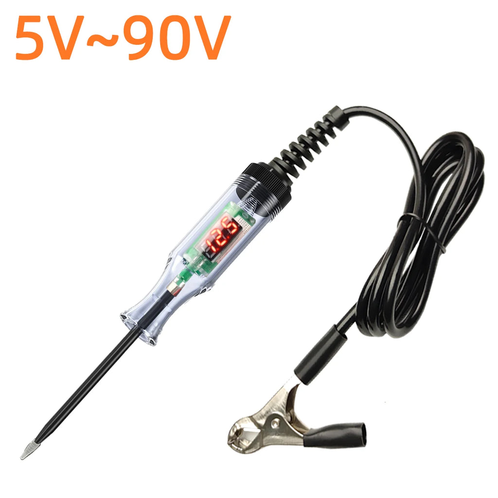 Testeur de Circuit de tension de camion de voiture, outils automobiles 6V 24V, sonde de Diagnostic de voiture, stylo de Test d'ampoule, stylo de mesure électrique, outils