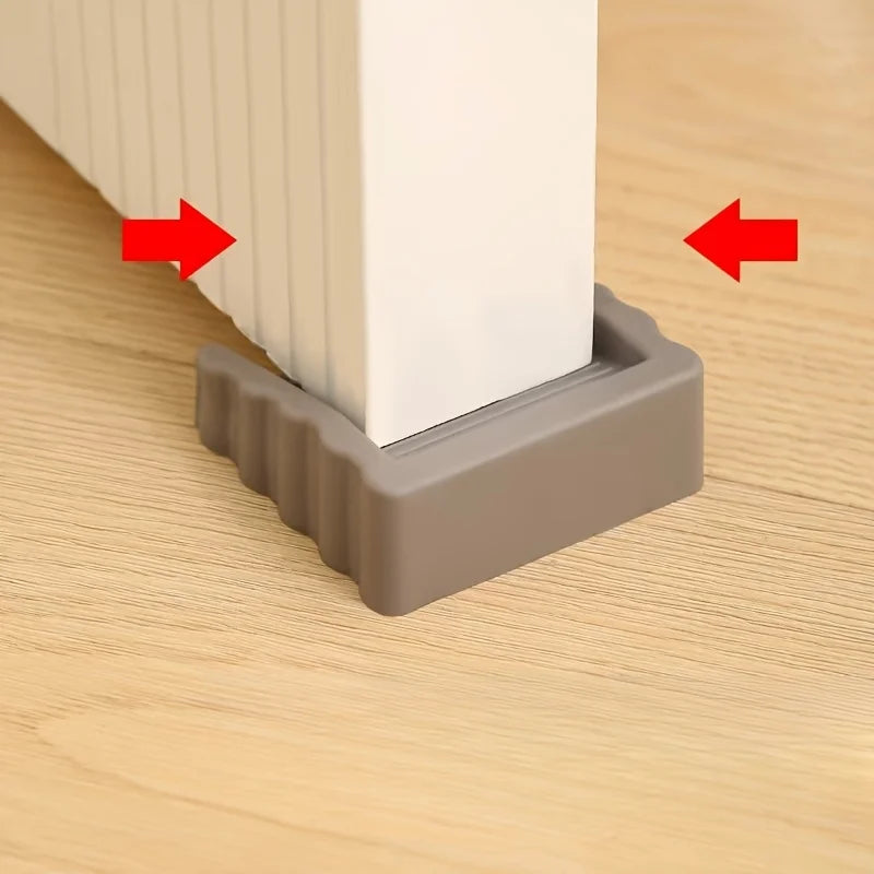 Butée de porte en TPR, cale de sécurité réutilisable, amortisseur de chocs, butée de bas de porte anti-pliage, butée anti-collision, pour la maison et le bureau