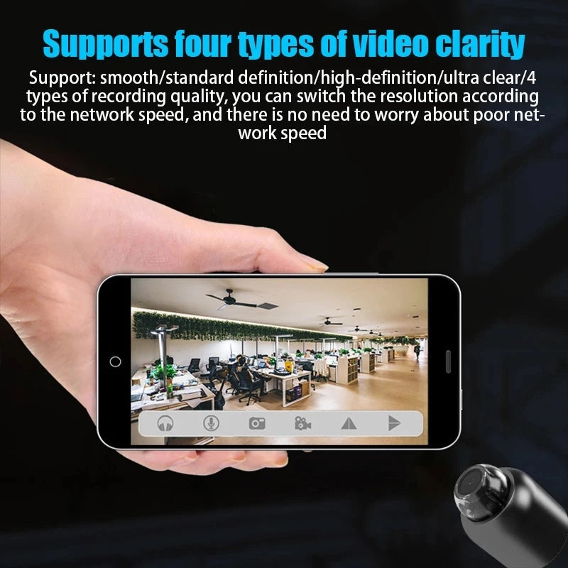 1080P HD Mini caméra WiFi sans fil HD Vision nocturne caméra maison X5 caméra à distance enfants surveillance de sécurité des animaux domestiques