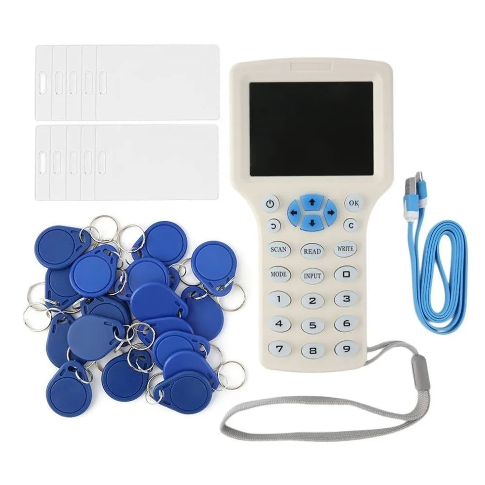 Module lecteur-graveur NFC RFID 10 fréquences, copieur M113,56 MHz, duplicateur crypté, programmateur, USB, NFC, étiquette UID, carte clé