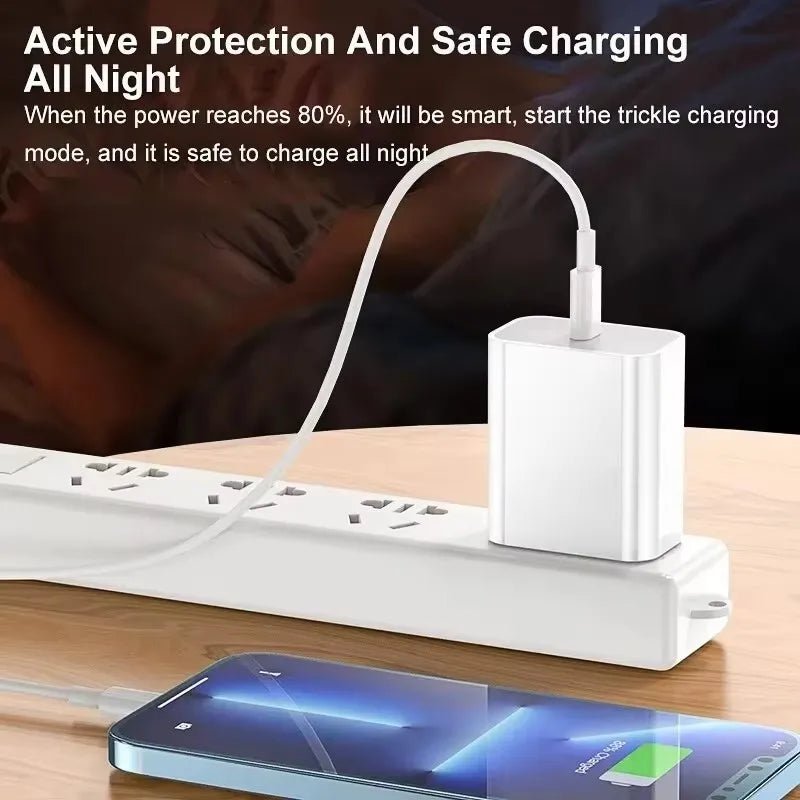 Câble USB de charge rapide Original PD 35W, pour iPhone 14 8 7 Plus 13 12 11 Pro XS Max XR X USB C, 1m 1.5m 2m 3m