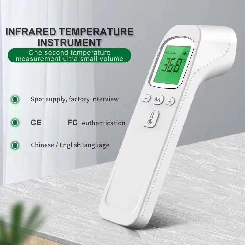 Thermomètre médical numérique infrarouge à mesure rapide de la température, portable