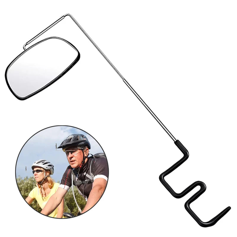 2 rétroviseurs de vélo, réglables et rotatifs à 360°, universels, pour guidon de vélo de route ou VTT