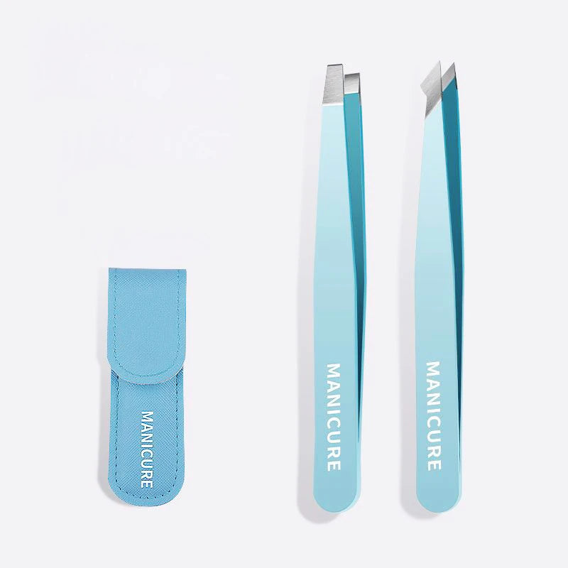 Ensemble de pinces à sourcils Ouriner 4 pièces pinces à sourcils en acier inoxydable ensemble d'outils de beauté professionnels pour la croissance des poils du visage vers l'intérieur