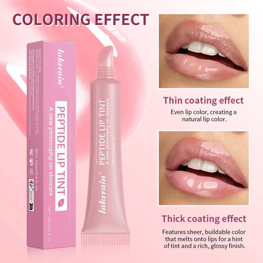 Gloss à lèvres effet miroir 10 ml, huile hydratante et nourrissante pour les lèvres, effet gel longue tenue, effet verre, estompe les ridules, sérum protecteur pour les lèvres
