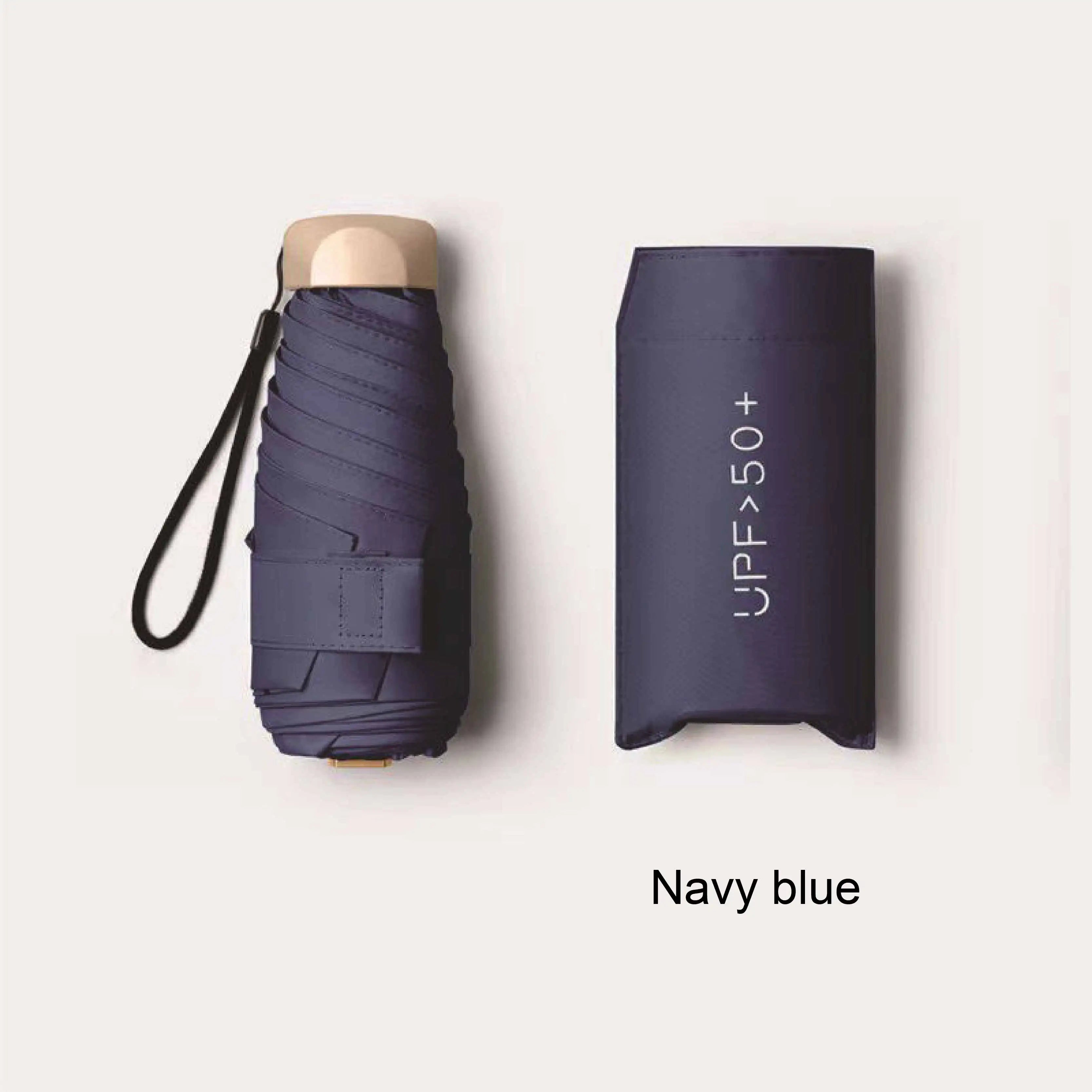 Outdoor Mini Sun Umbrella UV Protection Ultralight Folding Five-fold Umbrella Sunshade Umbrella