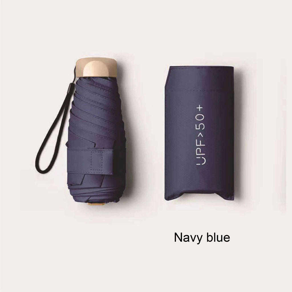 Outdoor Mini Sun Umbrella UV Protection Ultralight Folding Five-fold Umbrella Sunshade Umbrella