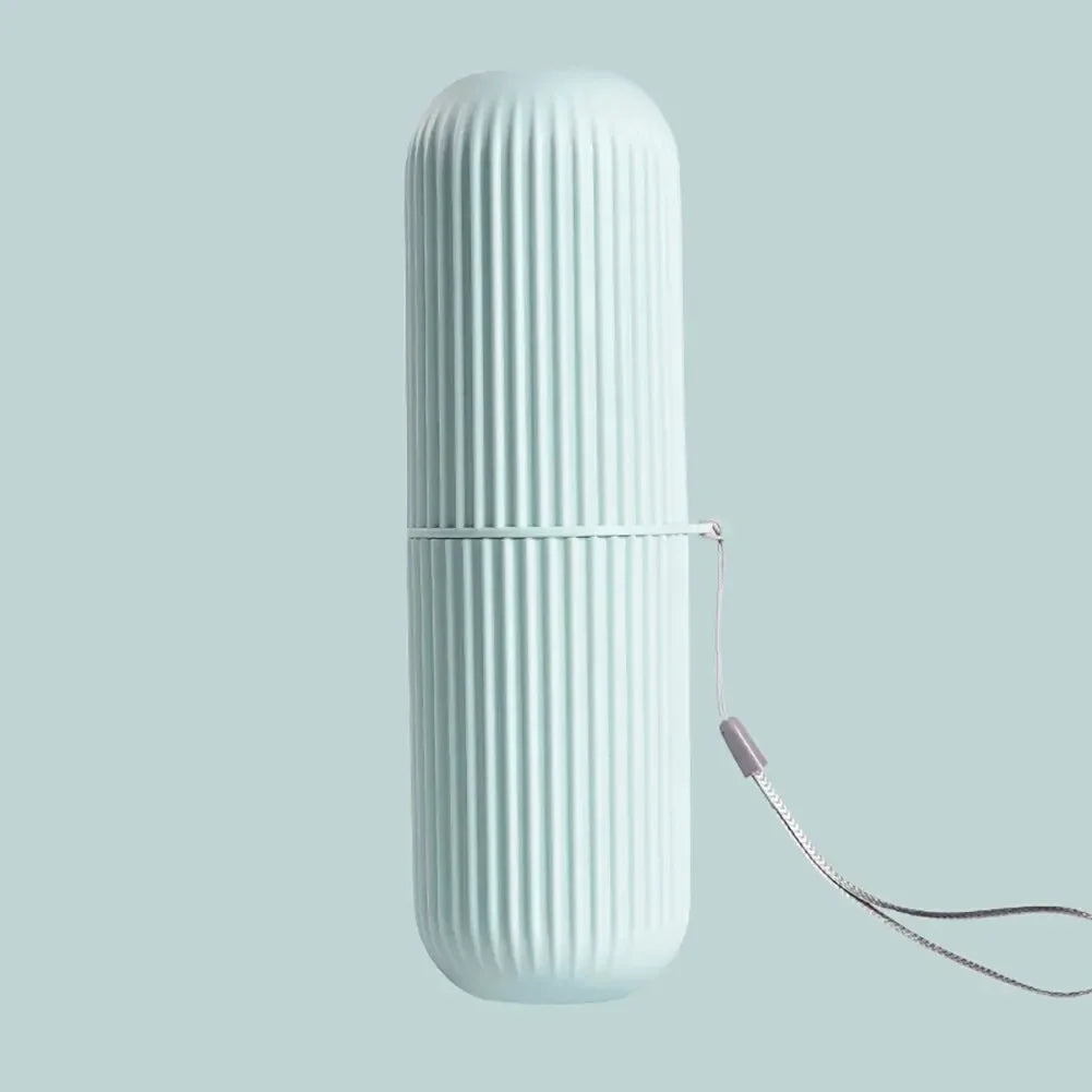 Porte-brosse à dents Portable avec rangement de dentifrice, organisateur de tasses de salle de bain de voyage pour articles de toilette en déplacement