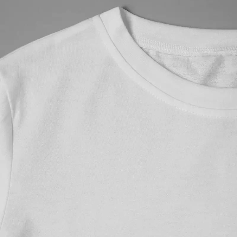T-shirt unisexe oversize style coréen, imprimé chat de dessin animé, manches courtes, coupe décontractée