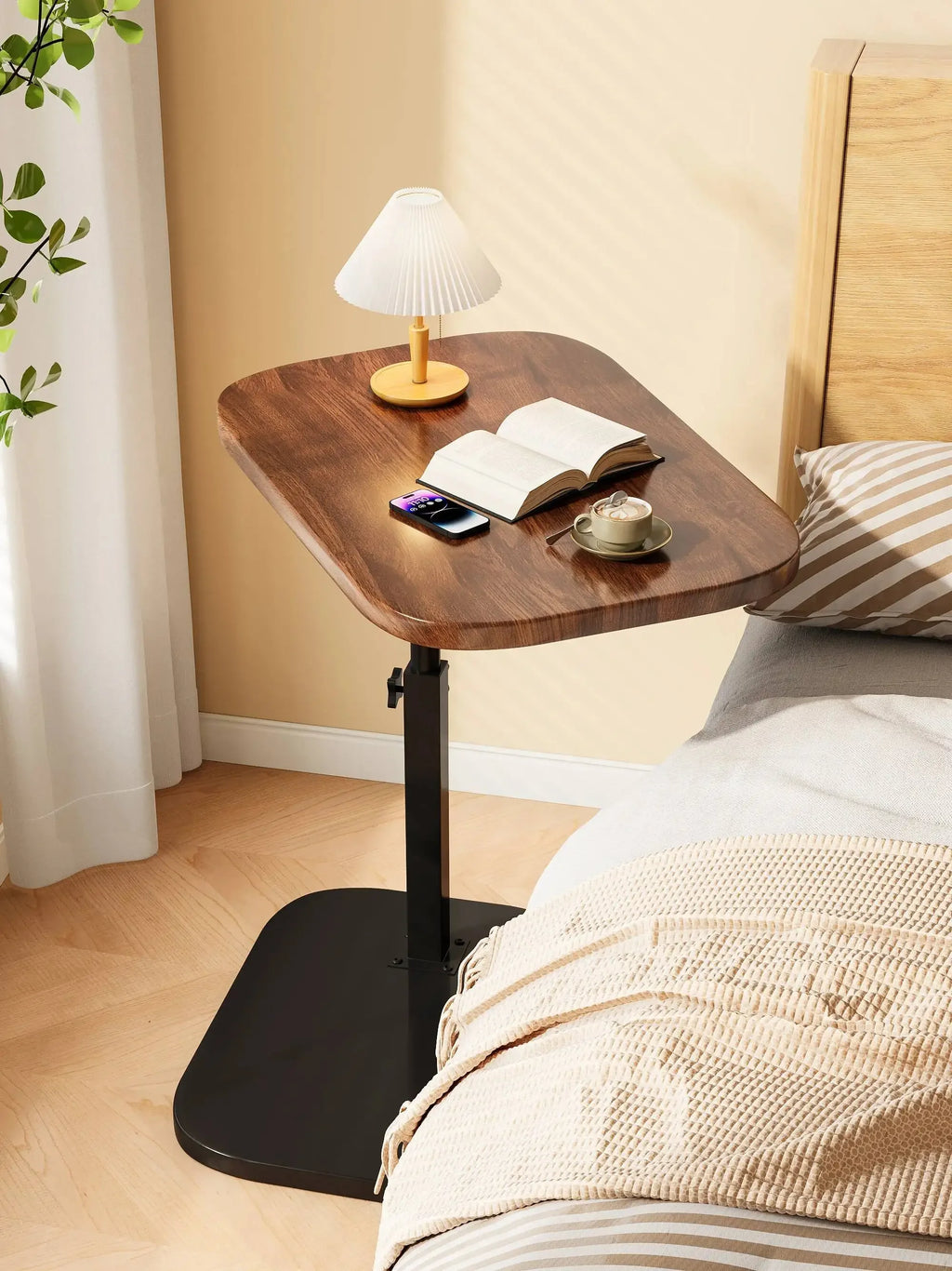 Table d'appoint/bureau pour ordinateur portable pliable et réglable, portable, pour bureau à domicile, table basse, table de chevet, canapé, espace d'accueil, chambre d'enfant