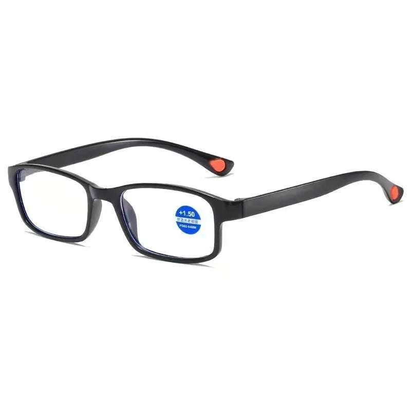 Lunettes de lecture ultralégères anti-lumière bleue pour presbytes et hypermétropes +1,0 1,5 2,0 2,5 3,5 4,0