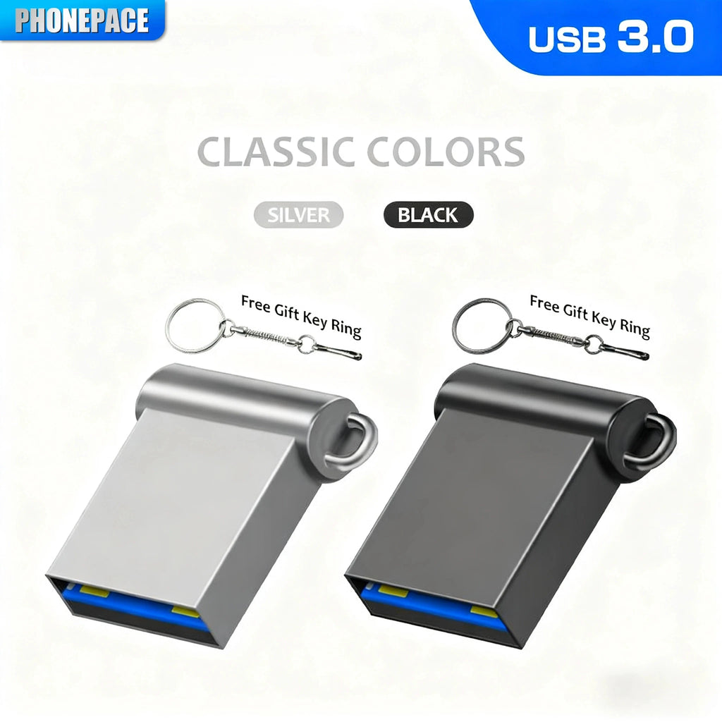 PHONEPACE clé USB haute vitesse 3.0 Mini clé USB 128 go 64 go 32 go 16 go clé USB 3.0 clé 64 go 128 go stockage USB