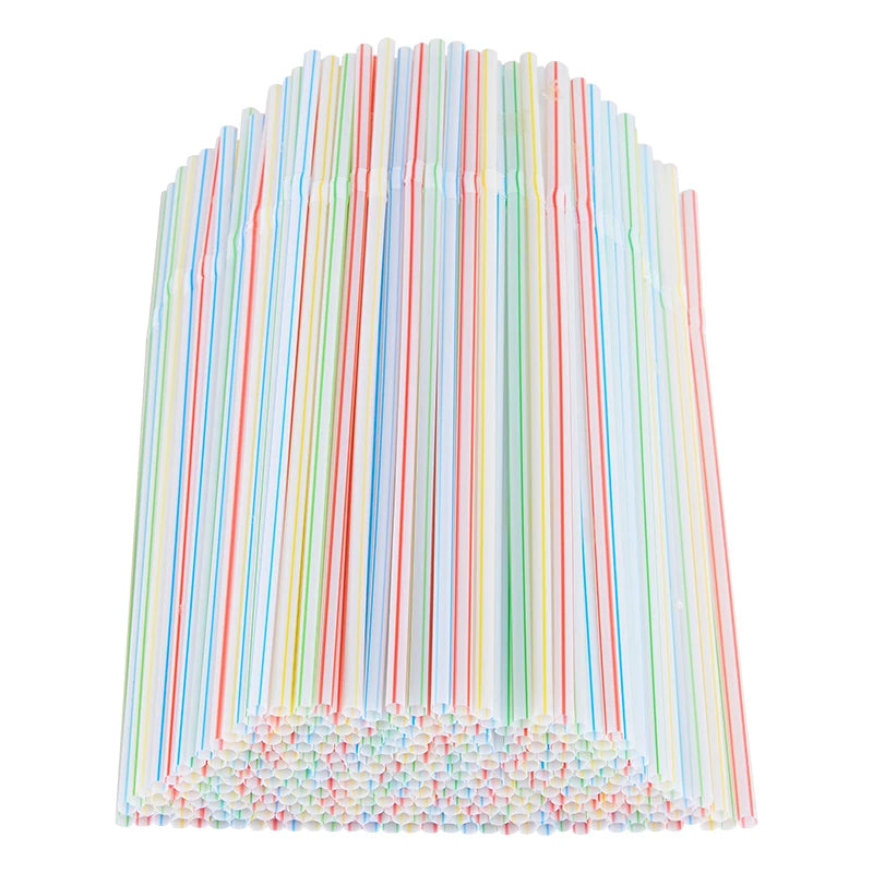 50-1000 pièces paille multicolore boire des pailles d'art pour les fournitures de fête de mariage boisson cuisine Cocktail paille à boire