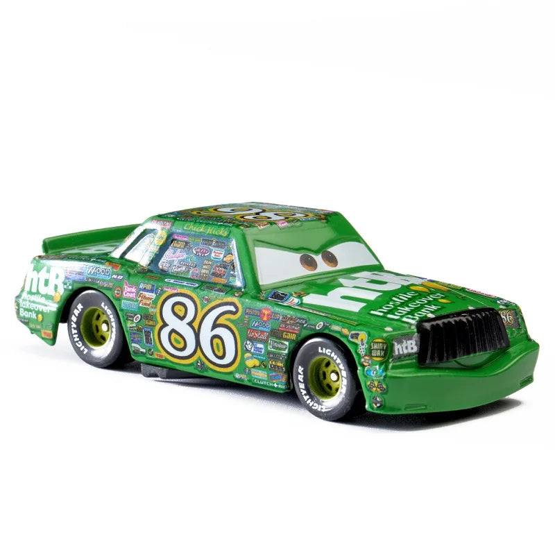 Cars Disney Pixar Cars Lightning McQueen Mater Jackson Storm The King Mater 1:55 Metal Alloy Car Toy Model Toys Children Gifts
