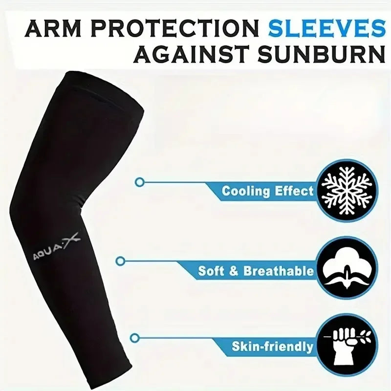 Lot de 3 paires de manchons de protection solaire respirants - Équipement respirant et anti-UV pour le sport, la conduite et les aventures en plein air