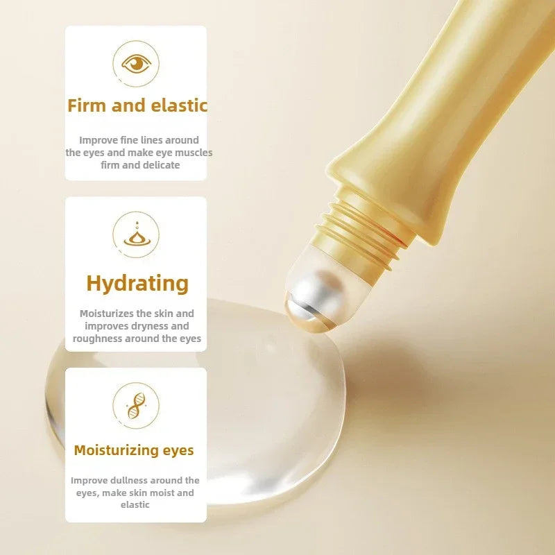 Coffret de soins pour le visage : Crème au collagène d'escargot, anti-âge, éclaircissante, atténue les cernes, réduit les poches, sérum contour des yeux