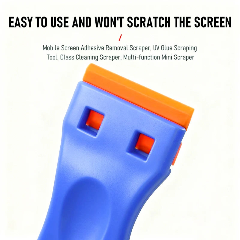 Car Sticker Remover Multipurpose Plastic Small Paint Automotive Glue Removal Tool Household Glass Cleaning Scraper Set