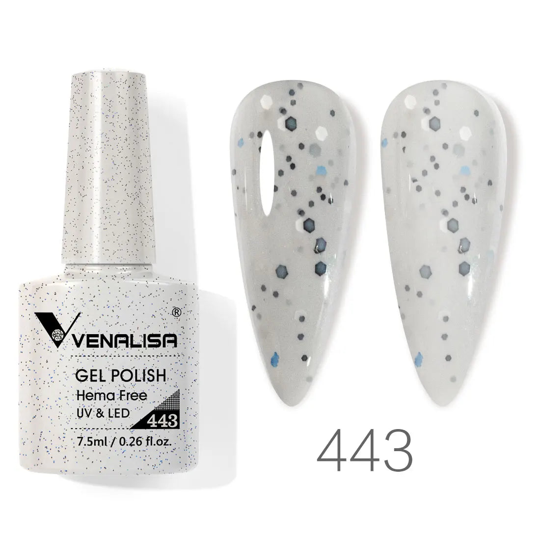 Vernis à ongles gel Venalisa 7,5 ml SANS HEMA, semi-permanent, UV/LED, couvrance totale, texture ultra-douce, manucure sublime