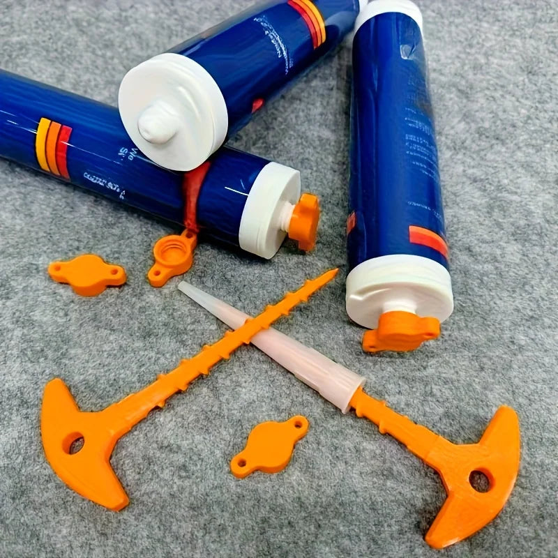 Outil de retrait du bouchon de joint en silicone et de la buse du pistolet à sceller, bouchon de joint en silicone utilisé pour les tubes à noyau ouvert afin d'empêcher un séchage rapide